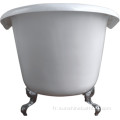 Small Deep Popular 60 Slipper Clawfoot Iron Bathtub